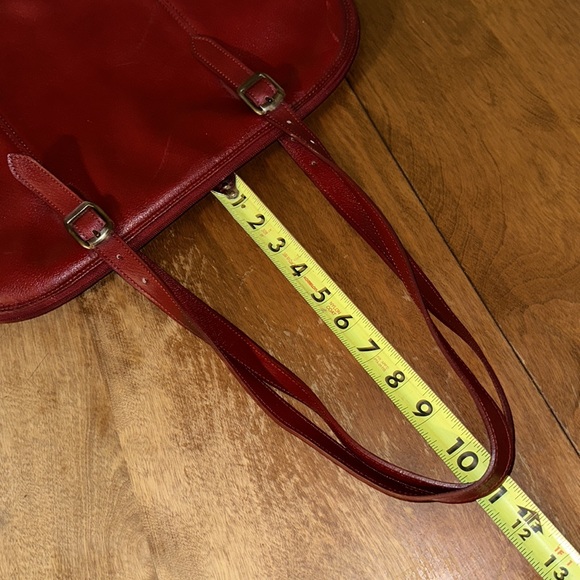 El Portal Red Leather Bag - Picture 8 of 13